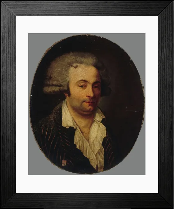 Framed Print : Portrait of a man from the revolutionary period, between 1789 and 1799. Creator: Unknown Framed Print : Portrait of a man from the revolutionary period, between 1789 and 1799. Creator: Unknown