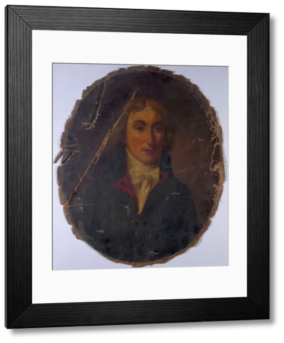 Framed Print : Portrait of a man from the revolutionary period, between 1789 and 1799. Creator: Unknown Framed Print : Portrait of a man from the revolutionary period, between 1789 and 1799. Creator: Unknown
