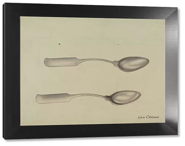 Silver Spoon, 1935 / 1942. Creator: Lon Cronk