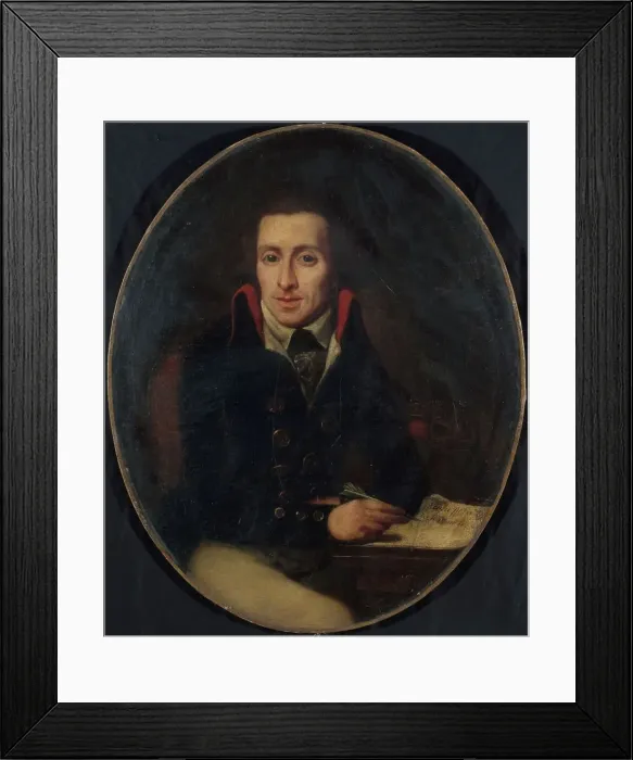 Framed Print : Portrait of a man from the revolutionary period, between 1789 and 1799. Creator: Unknown Framed Print : Portrait of a man from the revolutionary period, between 1789 and 1799. Creator: Unknown