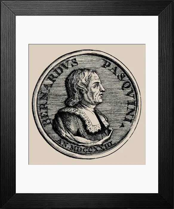 Framed Print : Portrait of the organist and composer Bernardo Pasquini (1637-1710), 1723. Creator: Anonymous Framed Print : Portrait of the organist and composer Bernardo Pasquini (1637-1710), 1723. Creator: Anonymous
