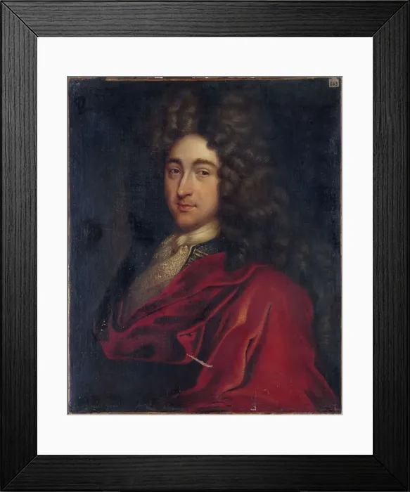 Framed Print : Portrait of a man, between 1701 and 1800. Creator: Unknown Framed Print : Portrait of a man, between 1701 and 1800. Creator: Unknown
