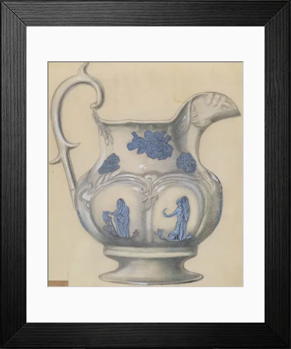 Framed Print : Pitcher, c. 1936. Creator: John Cutting Framed Print : Pitcher, c. 1936. Creator: John Cutting