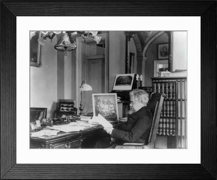 Framed Print : John Willock Noble, 1831-1912, between c1890 and c1910. Creator: Frances Benjamin Johnston Framed Print : John Willock Noble, 1831-1912, between c1890 and c1910. Creator: Frances Benjamin Johnston