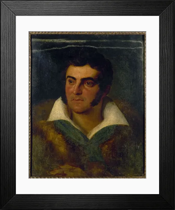 Framed Print : Portrait of a man, between 1771 and 1804. Creator: Unknown Framed Print : Portrait of a man, between 1771 and 1804. Creator: Unknown