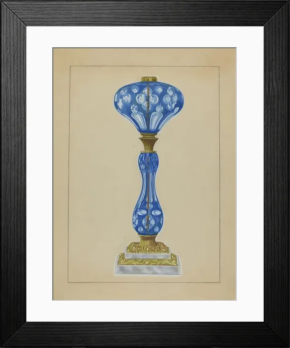 Framed Print : Lamp, 1940. Creator: John Dana Framed Print : Lamp, 1940. Creator: John Dana