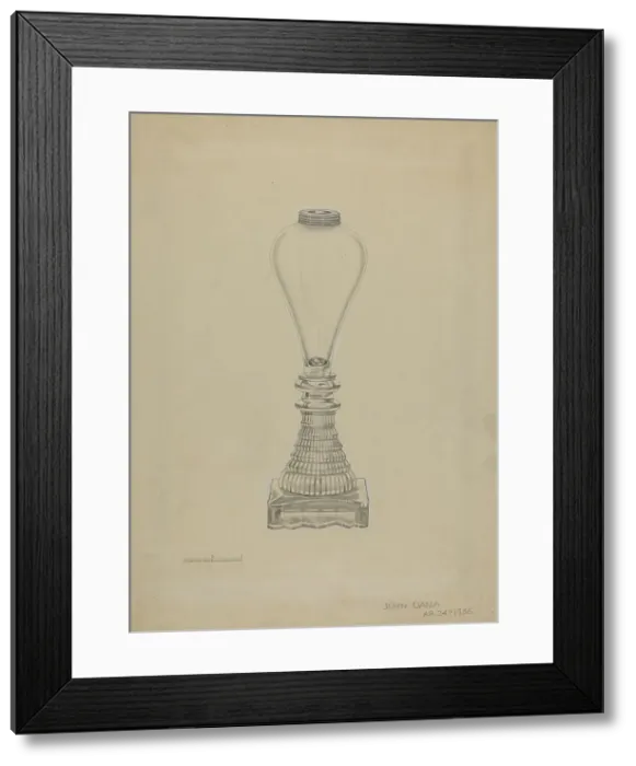 Framed Print : Lamp, 1936. Creator: John Dana Framed Print : Lamp, 1936. Creator: John Dana