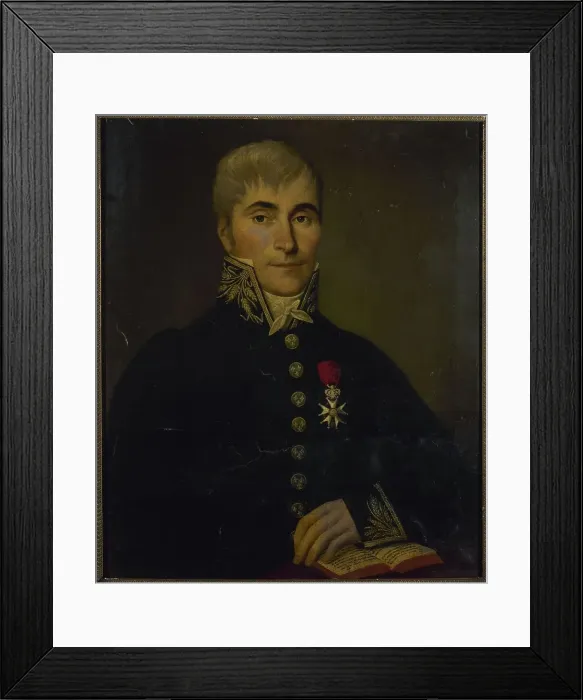 Framed Print : Portrait of a man, between 1803 and 1842. Creator: Unknown Framed Print : Portrait of a man, between 1803 and 1842. Creator: Unknown