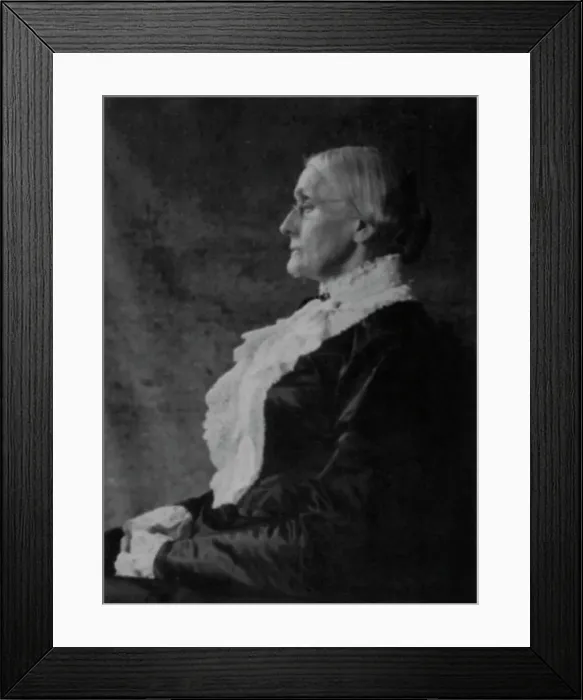 : Cover of The Anthony Home Calendar, illustrated with portrait of Susan Brownell Anthony, 1900. Creator: Frances Benjamin Johnston : Cover of The Anthony Home Calendar, illustrated with portrait of Susan Brownell Anthony, 1900. Creator: Frances Benjamin Johnston