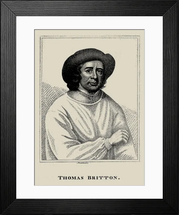 Framed Print : Portrait of Thomas Britton (1644-1714), 1703. Creator: Maddocks, William (active c. 1777-1806)
