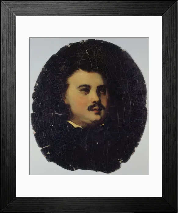 Framed Print : Portrait of a man, c1840. Creator: Unknown Framed Print : Portrait of a man, c1840. Creator: Unknown