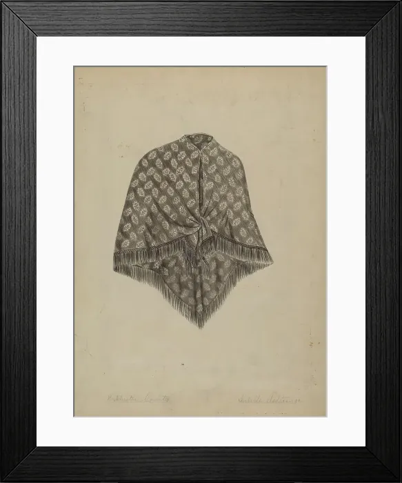 Framed Print : Baby's Hood, c. 1937. Creator: Isabelle De Strange Framed Print : Baby's Hood, c. 1937. Creator: Isabelle De Strange