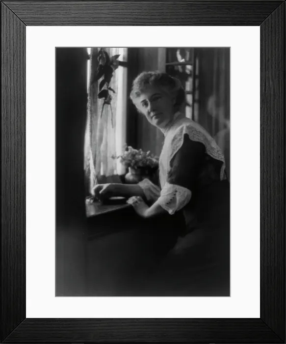 Framed Print : Mattie Edwards Hewitt, between c1890 and c1910. Creator: Frances Benjamin Johnston Framed Print : Mattie Edwards Hewitt, between c1890 and c1910. Creator: Frances Benjamin Johnston