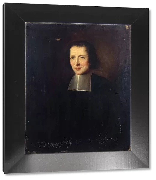 Portrait of a priest, formerly identified as Father La Chaise (1624-1709), confessor to... c1700. Creator: Unknown