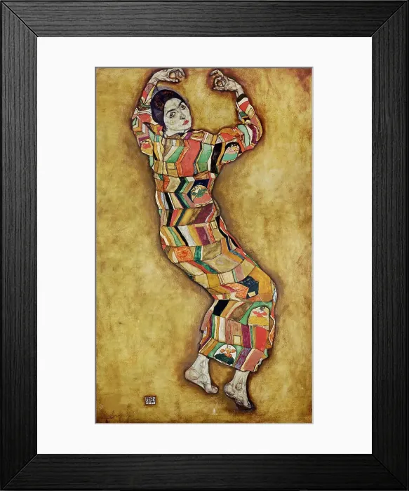 Framed Print : Portrait of Friederike Maria Beer, 1914. Creator: Schiele, Egon (1890-1918) Framed Print : Portrait of Friederike Maria Beer, 1914. Creator: Schiele, Egon (1890-1918)
