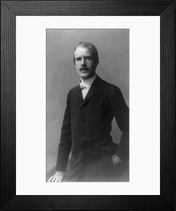 Framed Print : Edward Penfield, between c1890 and c1910. Creator: Frances Benjamin Johnston Framed Print : Edward Penfield, between c1890 and c1910. Creator: Frances Benjamin Johnston