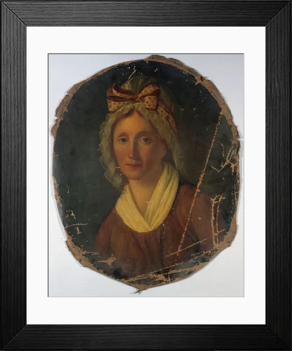 Framed Print : Portrait of a woman from the revolutionary era, between 1789 and 1799. Creator: Unknown Framed Print : Portrait of a woman from the revolutionary era, between 1789 and 1799. Creator: Unknown