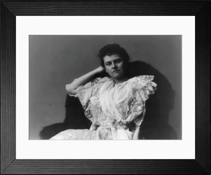 Framed Print : Elizabeth Cameron, between c1890 and c1910. Creator: Frances Benjamin Johnston