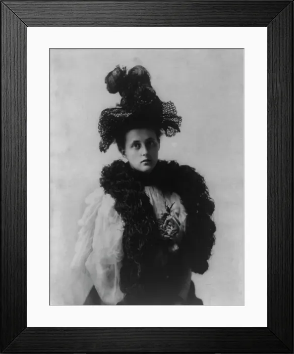 Framed Print : Rachel Cameron, c1896. Creator: Frances Benjamin Johnston Framed Print : Rachel Cameron, c1896. Creator: Frances Benjamin Johnston
