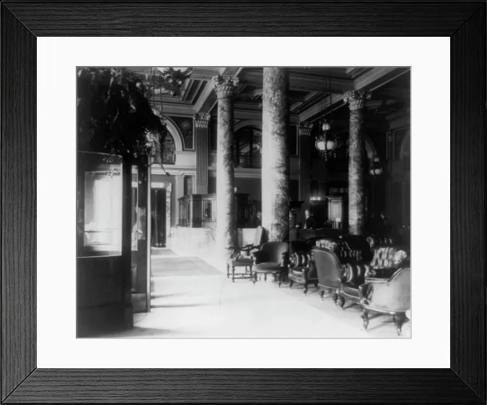 Framed Print : Willard Hotel, between 1890 and 1950. Creator: Frances Benjamin Johnston Framed Print : Willard Hotel, between 1890 and 1950. Creator: Frances Benjamin Johnston