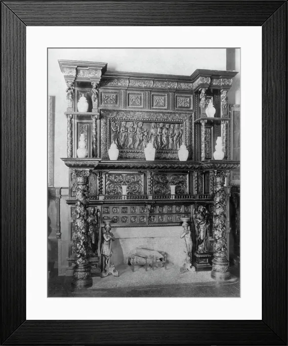 Framed Print : Interior of John R. McLean House, 1500 I St. N.W. Washington, D.C. c1907. Creator: Frances Benjamin Johnston Framed Print : Interior of John R. McLean House, 1500 I St. N.W. Washington, D.C. c1907. Creator: Frances Benjamin Johnston