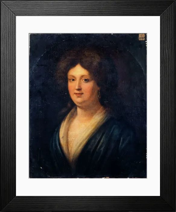 Framed Print : Portrait of a woman, between 1754 and 1793. Creator: Unknown Framed Print : Portrait of a woman, between 1754 and 1793. Creator: Unknown