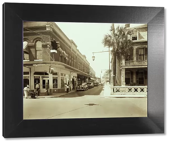 St. George Street, St. Augustine, St. Johns County, Florida, 1937. Creator: Frances Benjamin Johnston