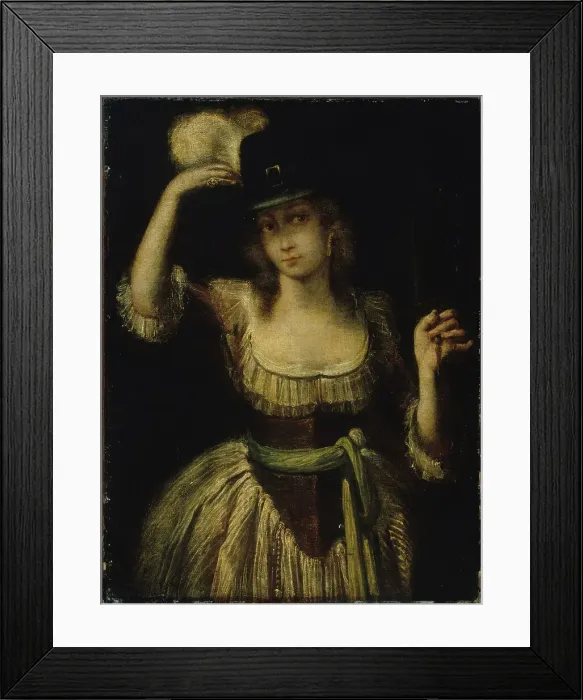 Framed Print : Portrait of a woman, between 1762 and 1815. Creator: Unknown Framed Print : Portrait of a woman, between 1762 and 1815. Creator: Unknown