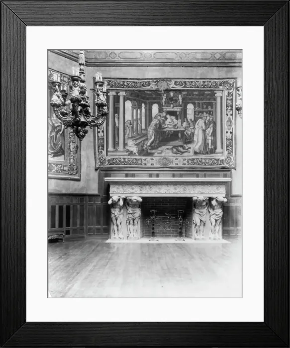 Framed Print : Interior of John R. McLean House, 1500 I St. N.W. Washington, D.C. c1907. Creator: Frances Benjamin Johnston Framed Print : Interior of John R. McLean House, 1500 I St. N.W. Washington, D.C. c1907. Creator: Frances Benjamin Johnston