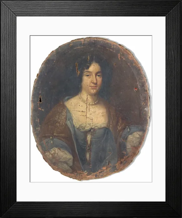 Framed Print : Portrait of a woman, c1670. Creator: Unknown Framed Print : Portrait of a woman, c1670. Creator: Unknown