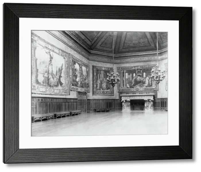 Framed Print : Interior of John R. McLean House, 1500 I St. N.W. Washington, D.C. c1907. Creator: Frances Benjamin Johnston