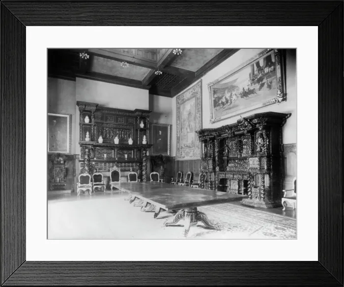 Framed Print : Interior of John R. McLean House, 1500 I St. N.W. Washington, D.C. c1907. Creator: Frances Benjamin Johnston Framed Print : Interior of John R. McLean House, 1500 I St. N.W. Washington, D.C. c1907. Creator: Frances Benjamin Johnston