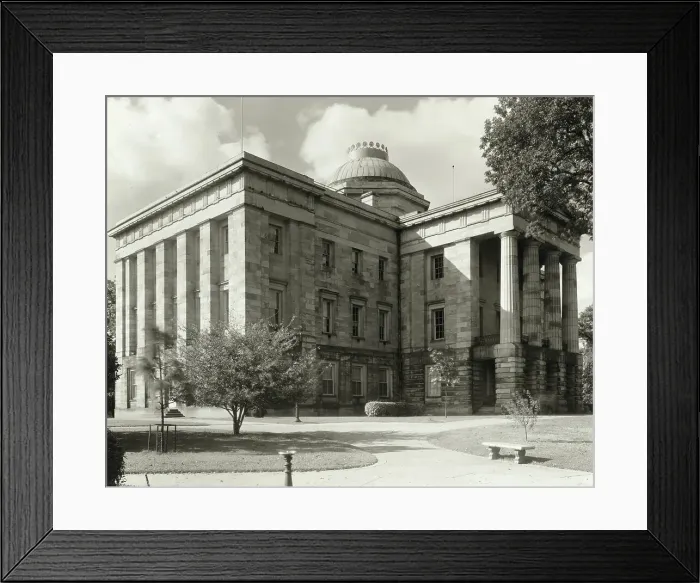 Framed Print : State Capitol, Raleigh, Wake County, North Carolina, 1938. Creator: Frances Benjamin Johnston Framed Print : State Capitol, Raleigh, Wake County, North Carolina, 1938. Creator: Frances Benjamin Johnston