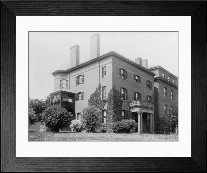 Framed Print : Grace Denio Litchfield's home, 2010 Mass. Ave. N.W. Washington, D.C. between 1890 and 1950. Creator: Frances Benjamin Johnston Framed Print : Grace Denio Litchfield's home, 2010 Mass. Ave. N.W. Washington, D.C. between 1890 and 1950. Creator: Frances Benjamin Johnston