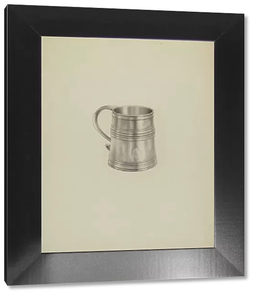 Silver Mug, c. 1936. Creator: Leo Drozdoff
