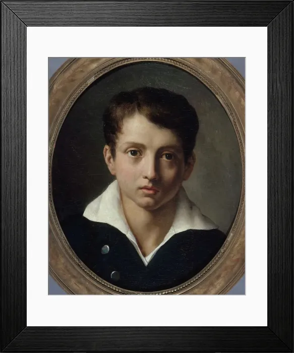 Framed Print : Portrait of a young boy, 1811. Creator: Unknown Framed Print : Portrait of a young boy, 1811. Creator: Unknown
