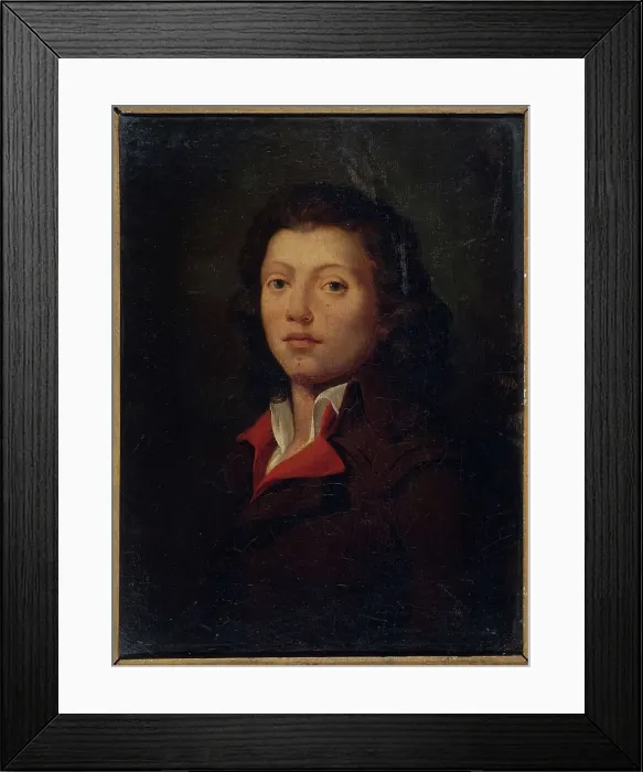 Framed Print : Portrait of a young man from the revolutionary era, between 1789 and 1799. Creator: Unknown Framed Print : Portrait of a young man from the revolutionary era, between 1789 and 1799. Creator: Unknown