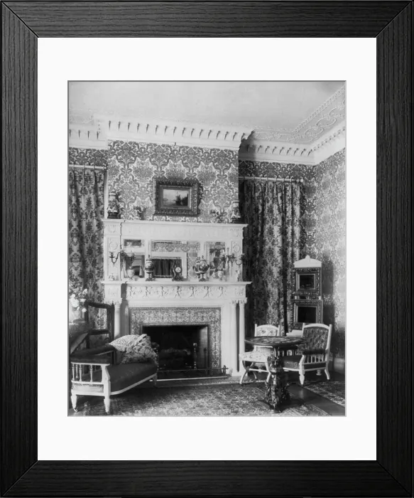 Framed Print : Ornate interiors of Chandler Hale house, 1001 16th St. N.W. Washington, D.C. c1900. Creator: Frances Benjamin Johnston Framed Print : Ornate interiors of Chandler Hale house, 1001 16th St. N.W. Washington, D.C. c1900. Creator: Frances Benjamin Johnston