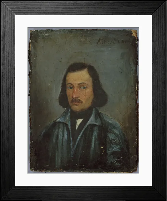 Framed Print : Portrait of Alexandre Martin, known as the l'Ouvrier Albert (1815-1895), c1848. Creator: Unknown Framed Print : Portrait of Alexandre Martin, known as the l'Ouvrier Albert (1815-1895), c1848. Creator: Unknown