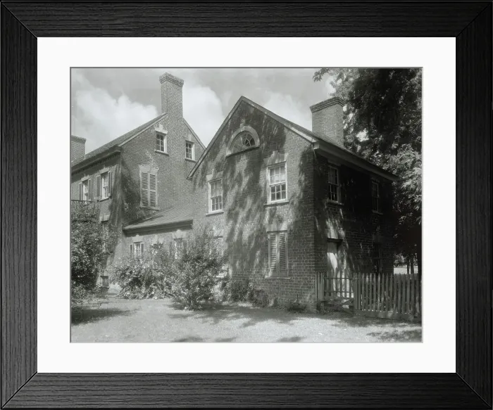 Framed Print : St. James Rectory, Accomack, Accomack County, Virginia, between c1930 and 1939. Creator: Frances Benjamin Johnston
