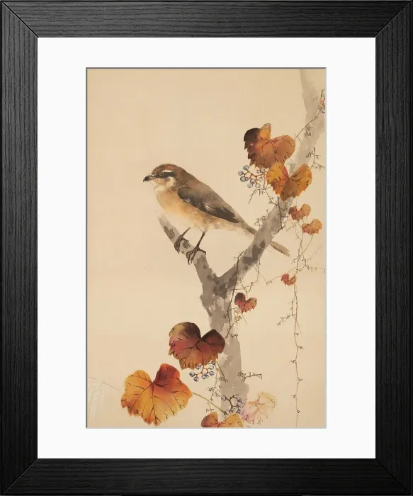 Framed Print : The Twelve Months: Eleventh Month, between 1900 and 1918. Creator: Watanabe Seitei Framed Print : The Twelve Months: Eleventh Month, between 1900 and 1918. Creator: Watanabe Seitei