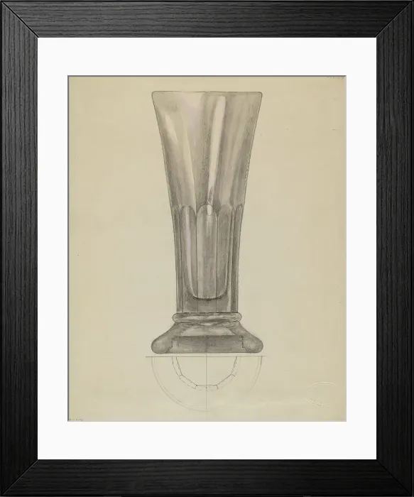 Framed Print : Beer Glass, c. 1936. Creator: Albert Eyth Framed Print : Beer Glass, c. 1936. Creator: Albert Eyth