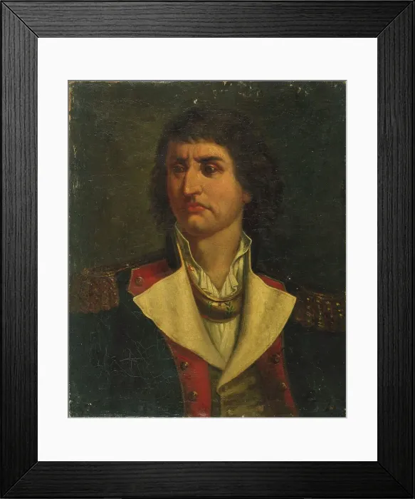 Framed Print : Portrait of Antoine-Joseph Santerre (1752-1809), commander of the Paris National Guard, 1793. Creator: Unknown Framed Print : Portrait of Antoine-Joseph Santerre (1752-1809), commander of the Paris National Guard, 1793. Creator: Unknown