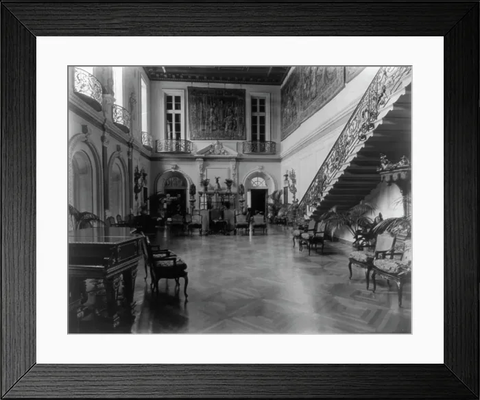 Framed Print : Larz Anderson house, Washington, D.C. - ballroom, between 1890 and 1950. Creator: Frances Benjamin Johnston