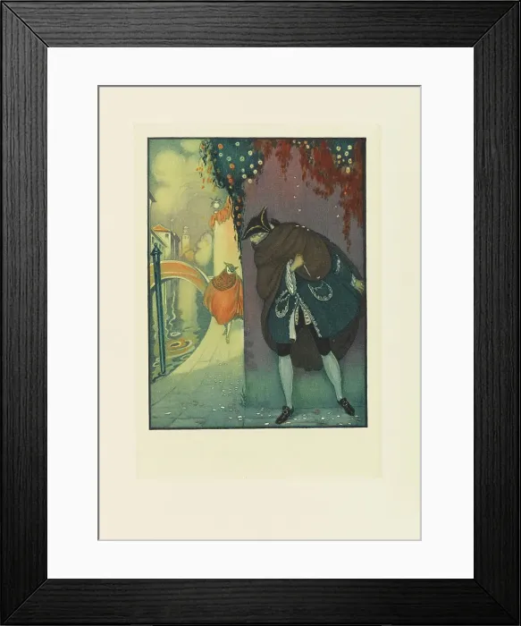 Framed Print : Illustration for Une aventure d'amour à Venise by Giacomo Casanova de Seingalt, 1927. Creator: Wegener, Gerda (1886-1940). Illustration for Une aventure d'amour à Venise by Giacomo Casanova de Seingalt, 1927 Framed Print : Illustration for Une aventure d'amour à Venise by Giacomo Casanova de Seingalt, 1927. Creator: Wegener, Gerda (1886-1940). Illustration for Une aventure d'amour à Venise by Giacomo Casanova de Seingalt, 1927