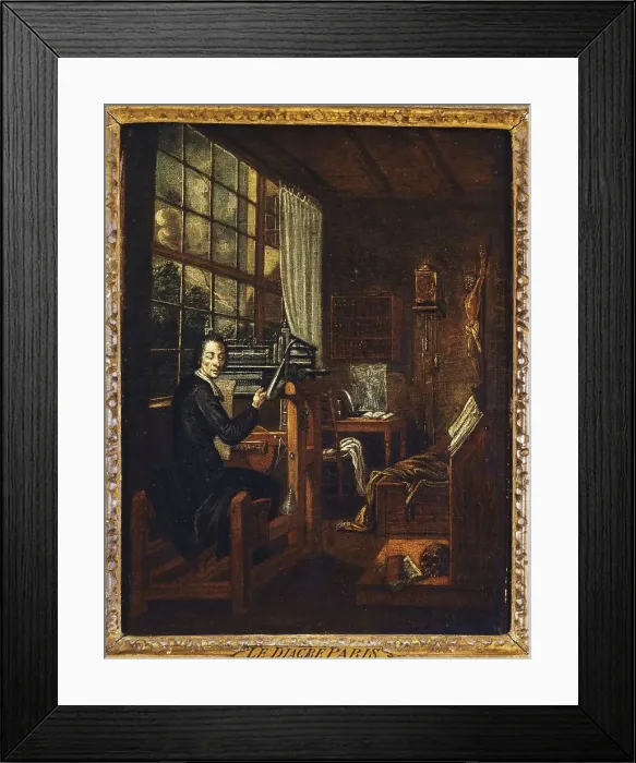 Framed Print : Portrait of Deacon Paris (1690-1727) engaged in manual labour to relieve the poor, c1690 - 1727. Creator: Unknown Framed Print : Portrait of Deacon Paris (1690-1727) engaged in manual labour to relieve the poor, c1690 - 1727. Creator: Unknown