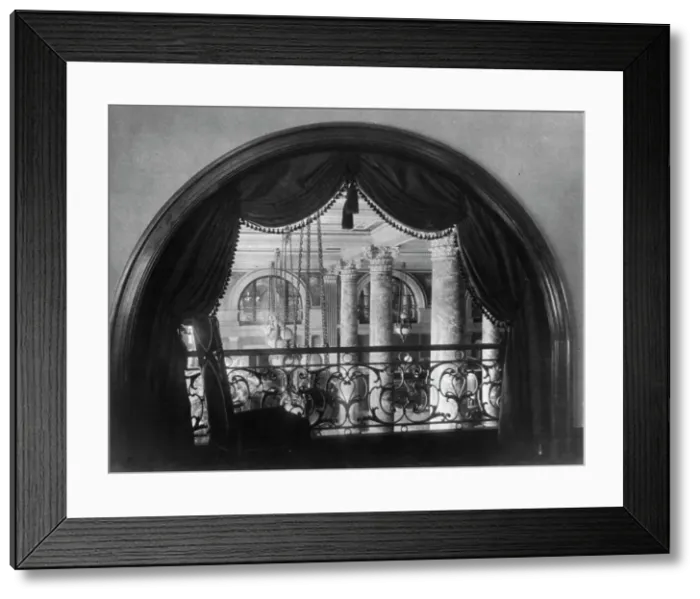 Framed Print : The new Willard Hotel, Washington, D.C. - view from balcony, between 1890 and 1950. Creator: Frances Benjamin Johnston Framed Print : The new Willard Hotel, Washington, D.C. - view from balcony, between 1890 and 1950. Creator: Frances Benjamin Johnston