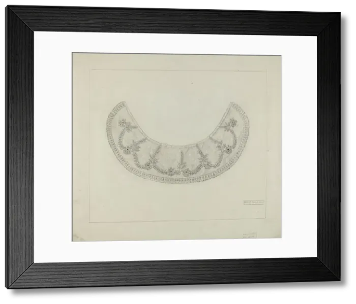 Framed Print : Collar, c. 1937. Creator: Marie Famularo Framed Print : Collar, c. 1937. Creator: Marie Famularo