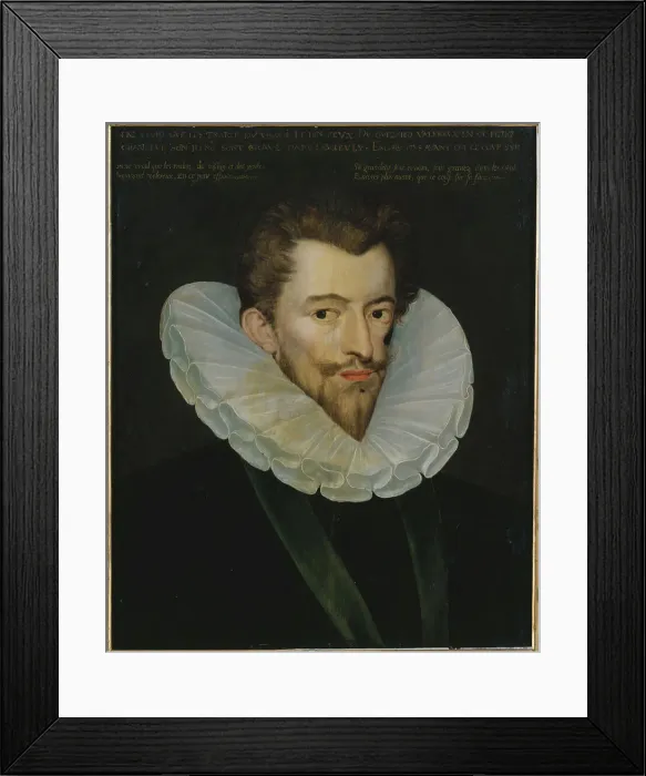 Framed Print : Portrait of Henri I of Lorraine, Duke of Guise, known as Balafre (1550-1588), c1585. Creator: Unknown Framed Print : Portrait of Henri I of Lorraine, Duke of Guise, known as Balafre (1550-1588), c1585. Creator: Unknown