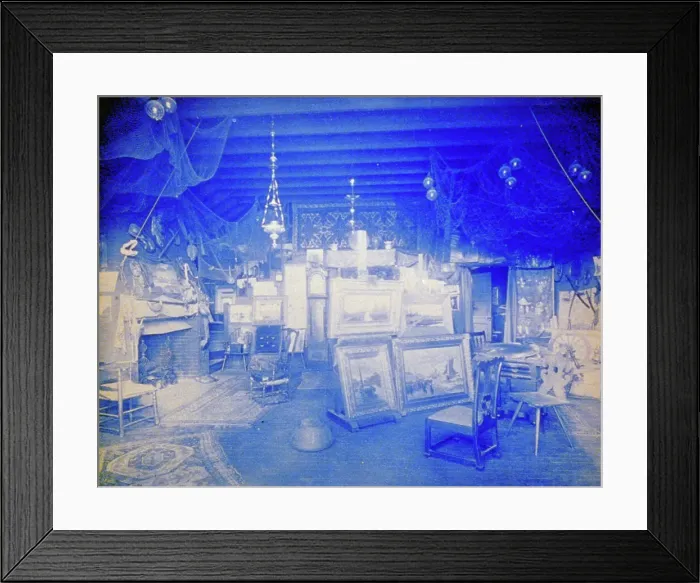 Framed Print : Parker Mann's Studio, between 1890 and 1950. Creator: Frances Benjamin Johnston Framed Print : Parker Mann's Studio, between 1890 and 1950. Creator: Frances Benjamin Johnston